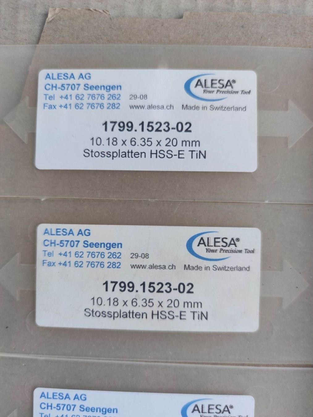 Tutti gli attrezzi: Wendeplatten Alesa – Nuovo (secondo la descrizione) da Pfäffikon ZH venduto da 1252 1