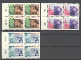 2001, Dauermarken Torusimus III, Viererblöcke **