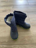 Kinder Winterstiefel blau mit Futter neuwertig