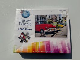 Jigsaw Puzzle Vintage Cars 1000 Teile neu OVP