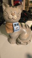 Keramik Katze für Innen und Aussen Neu