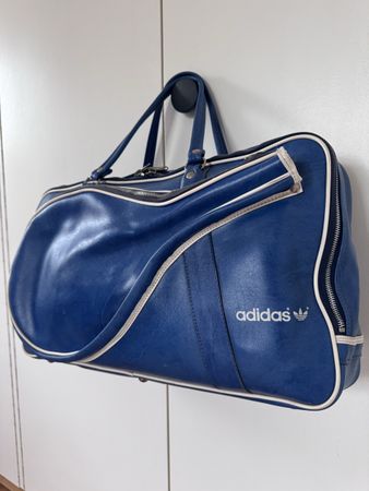 Sac de sport Adidas vintage bleu