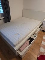 IKEA MALM Bett 140 × 200 cm inkl. Qualitätsmatratze