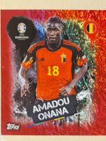 Onana Belgien BEL 3 Top Chromo EURO2024 Sticker Fussball