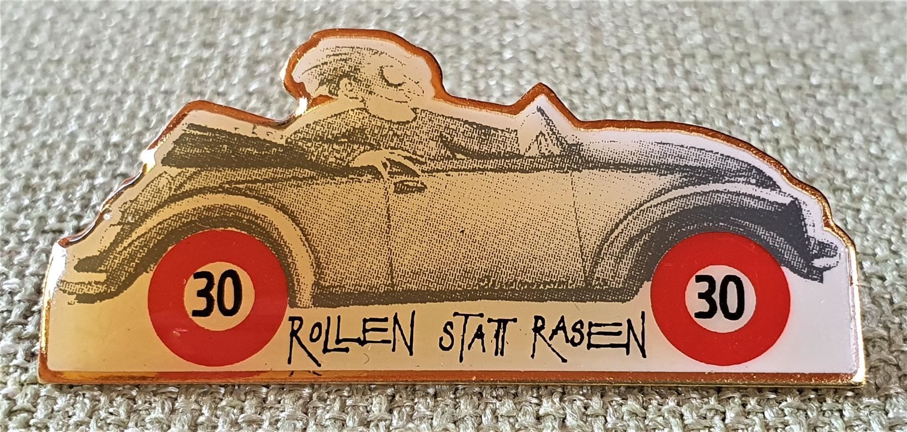 Spille: E249 - Pin VW Käfer 30 KMH Rollen Rasen – Usato da Reinach BL venduto da Boston-Verkauf