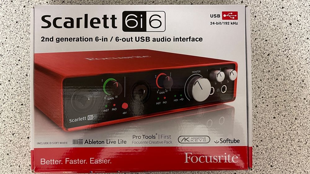 Focusrite Scarlett 6i6 2nd Gen. 6-in/6-out Audio Interface (Gebraucht ...
