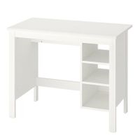 White working desk with shelves, 90x52x73cm, good condition