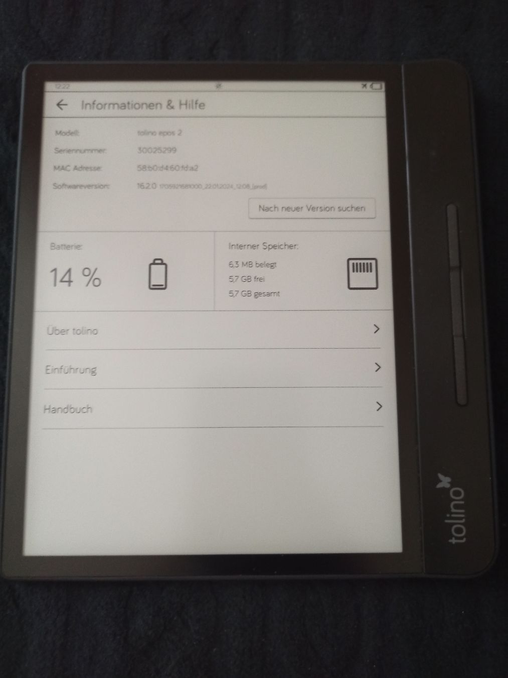 Tolino Tablet PC: TOlino Epos 2 8' – Usato da Meggen venduto da Malecifent