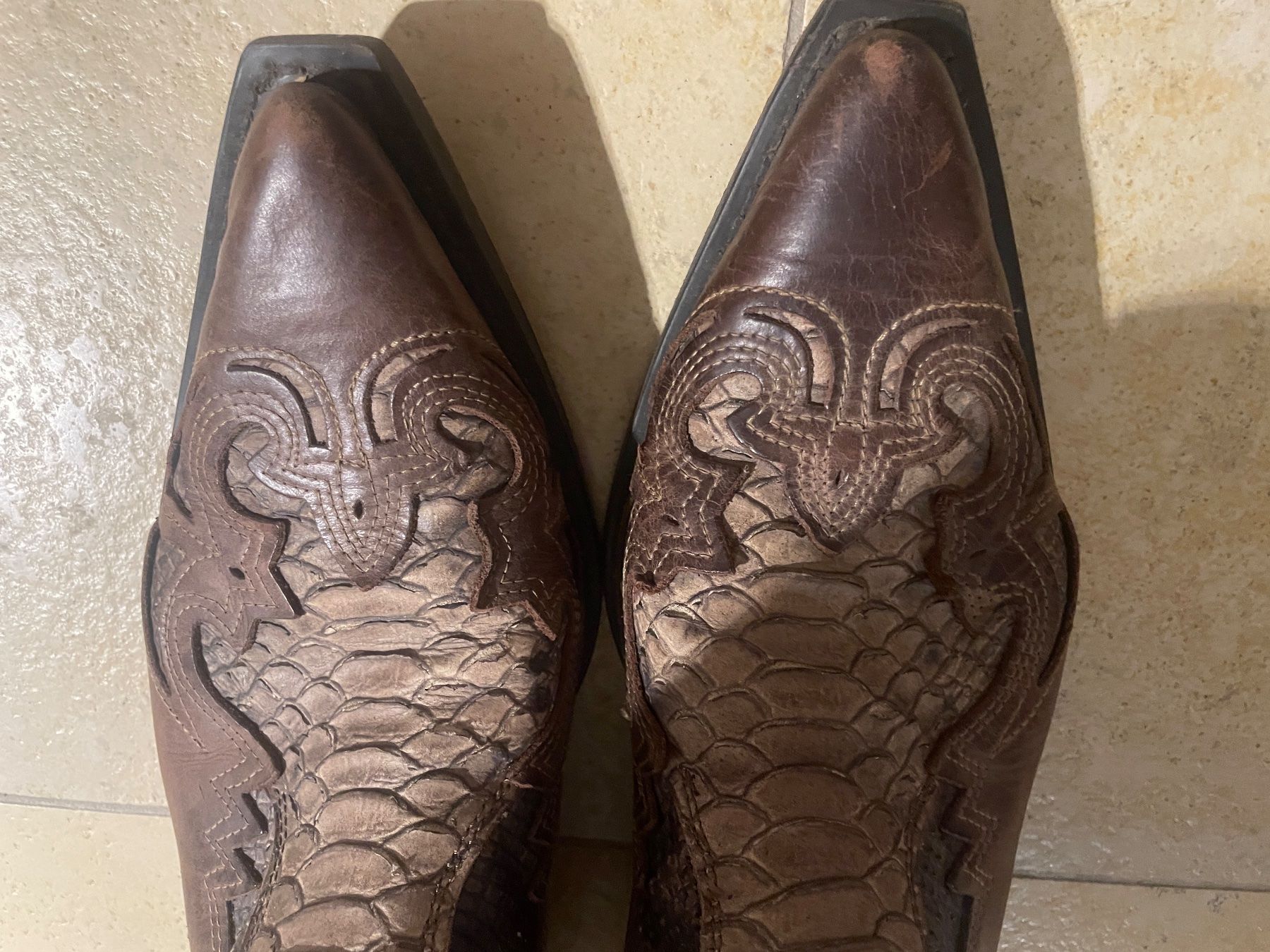 Herrenschuhe: Sendra "Tango" Luxury Western-Boots (Echtes Python-Leder, Ha – Gebraucht aus Zürich von joh_89d8 2