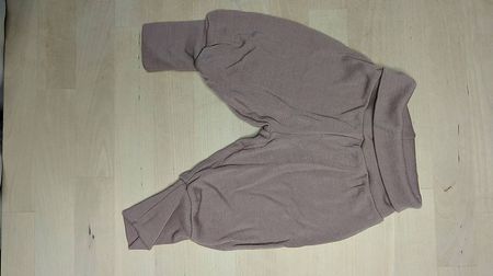 Wolle hose altrosa 68