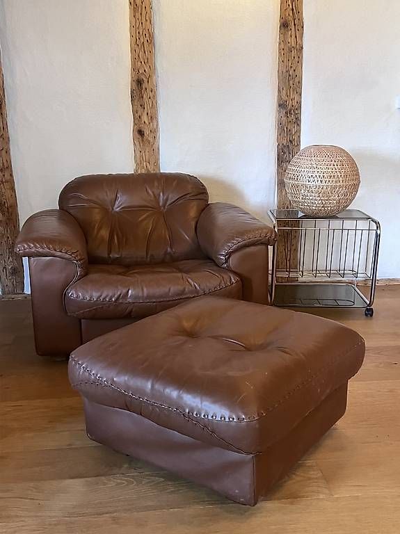 Sofas: De Sede DS-101 & Ottoman – Gebraucht aus Bertschikon Gossau von glorious-vintage 1