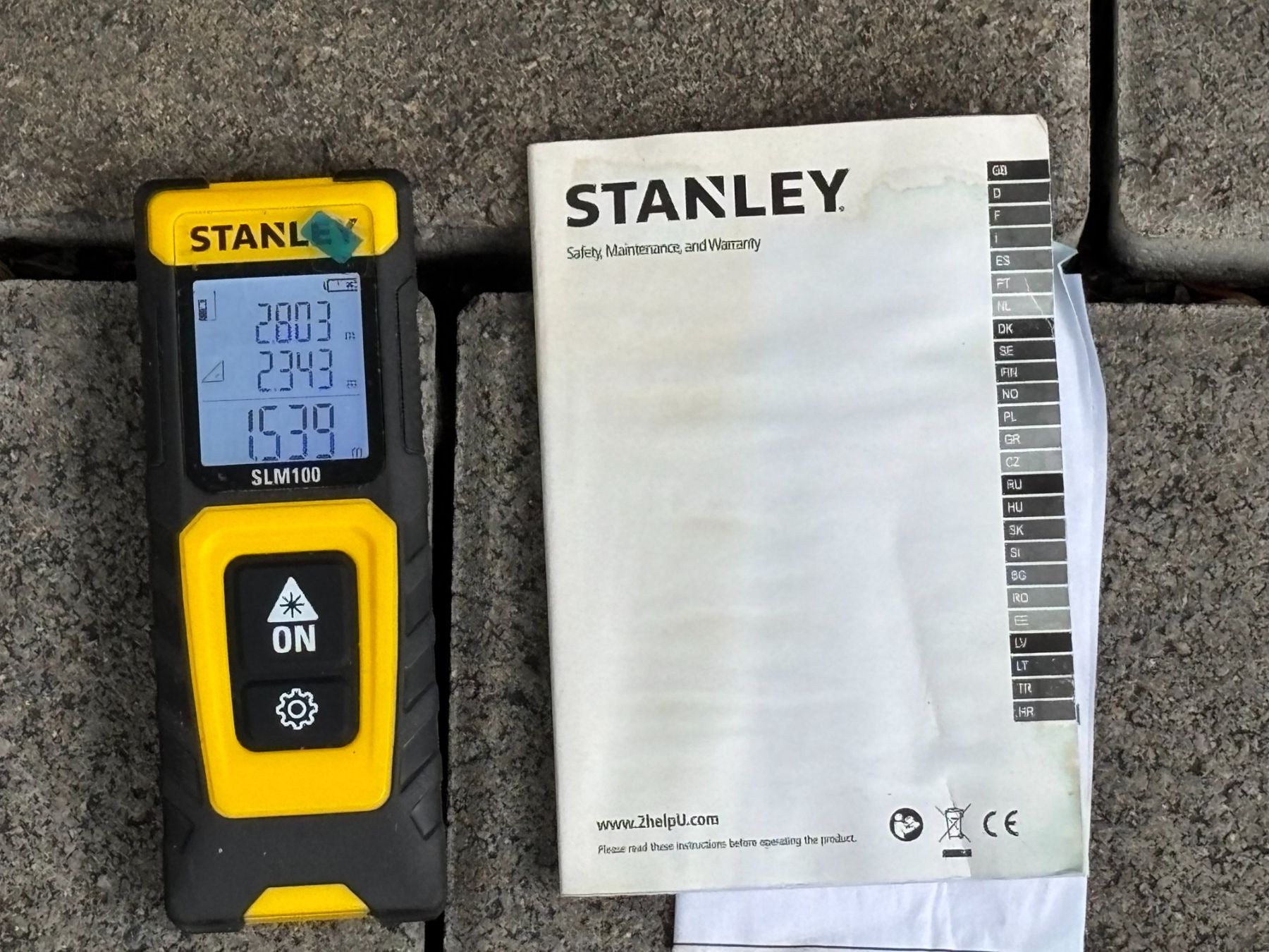 Stanley Messen: Stanley Entfernungsmesser SLM100 – Gebraucht aus zürich von Asm_7773 2