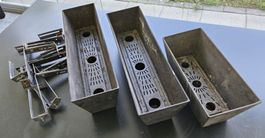 3 Blumenkästen inkl. Halterung