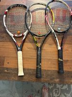 3 Wilson Racket - zwei mit Schutzhülle 