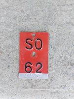 Velonummer SO 62