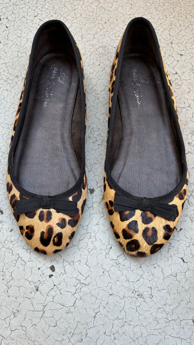 Damenschuhe: Leather / Fur Ballerinas 36.5 / 37 – Gebraucht aus Zürich von jas_5mwh