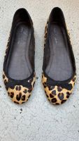 Leather / Fur Ballerinas 36.5 / 37