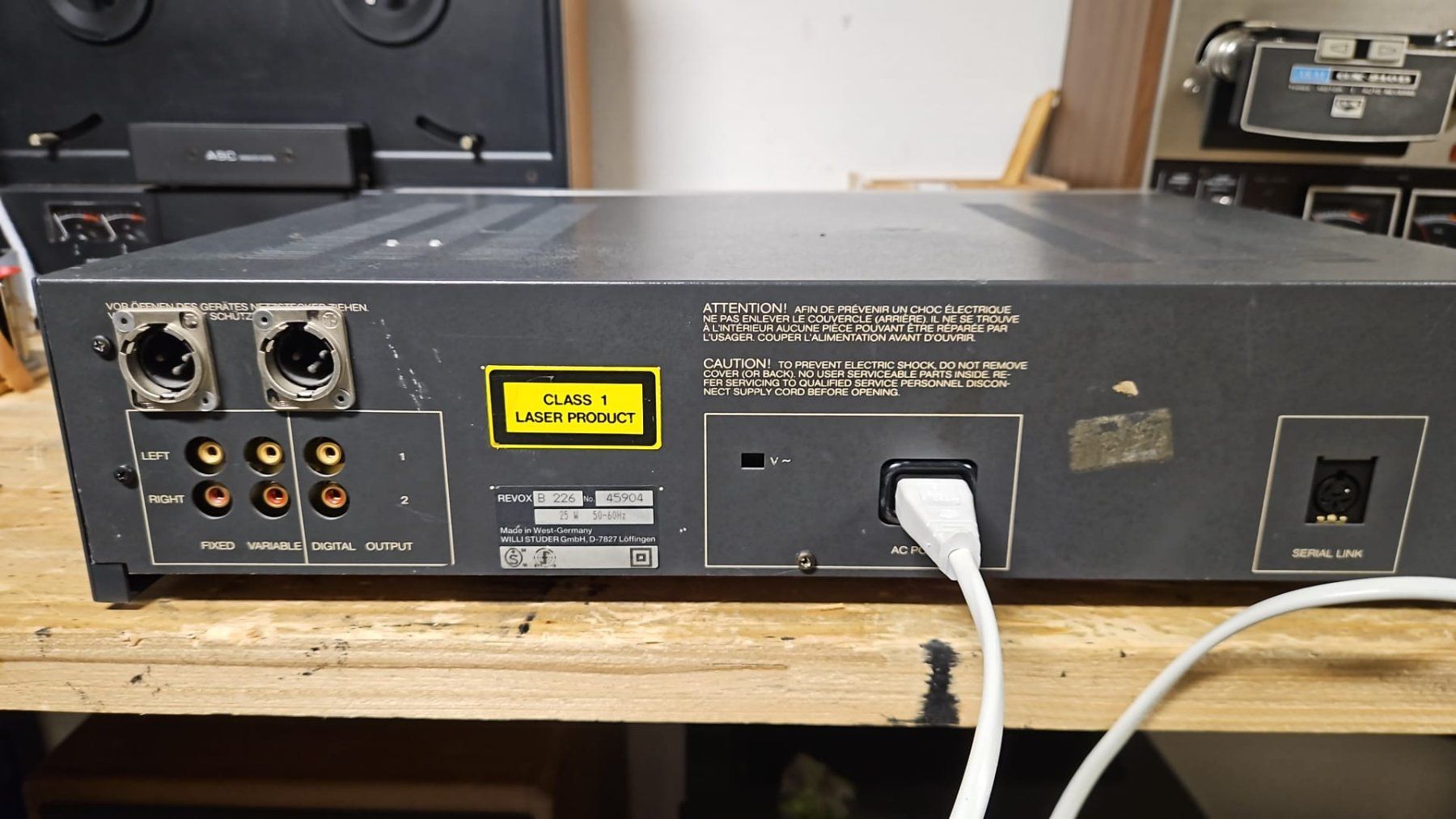 Revox Lettore multimediale & Streamer: Revox B226 Professional CD Player, grad technisch revidiert – Usato da Mauren TG venduto da nochbilligerjakob 1