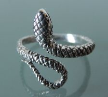 Schlangen Fingerring Silber 925