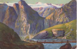 AK Alpe di Robiei e Basodino con ghiacciaio 1925