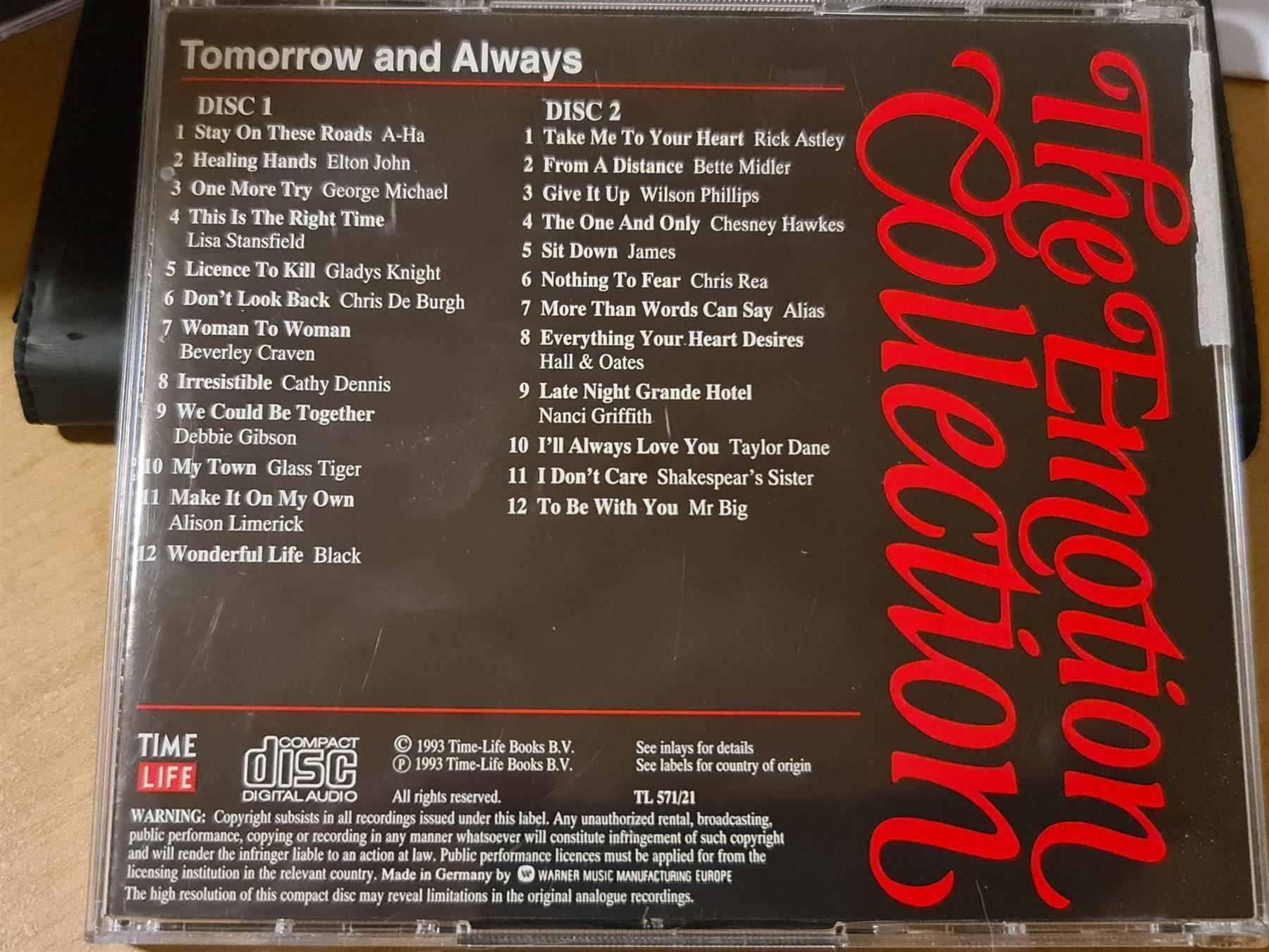 CD: Tomorrow and always – Usato da Dintikon venduto da Vexi 1