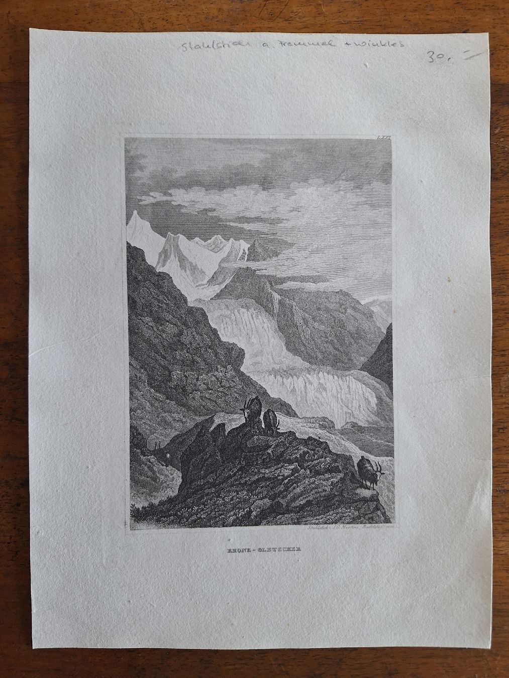 Incisioni: GLACIER DU ROHNE – Usato da Bevaix venduto da bohrap 1