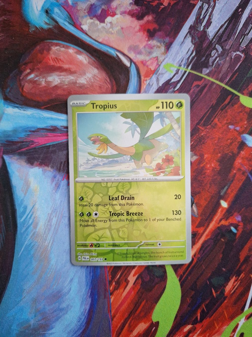 Pokémon Carte collezionabili: Tropius - Reverse Holo - Pokemon Paldea Evolved – Usato da Altstätten SG venduto da GGsGameshop