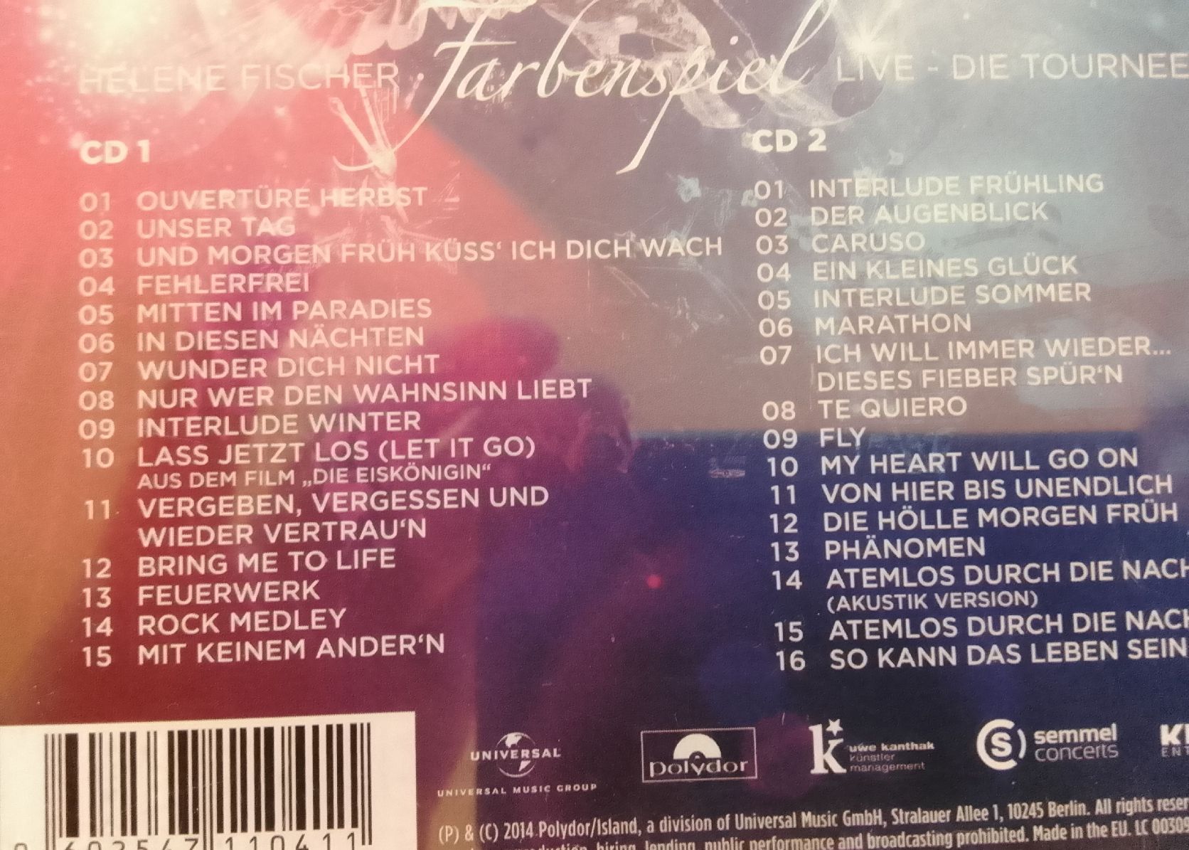 CD: Helene Fischer – Usato da Liebefeld venduto da CD-Urs 1
