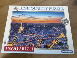 Clementoni Puzzle Paris 1500 Teile abends Motiv