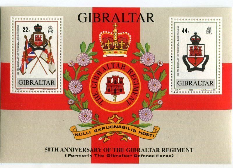 Alle Briefmarken: Block "Wappen". Gibraltar. – Neu und originalverpackt aus Basel von Butsch5