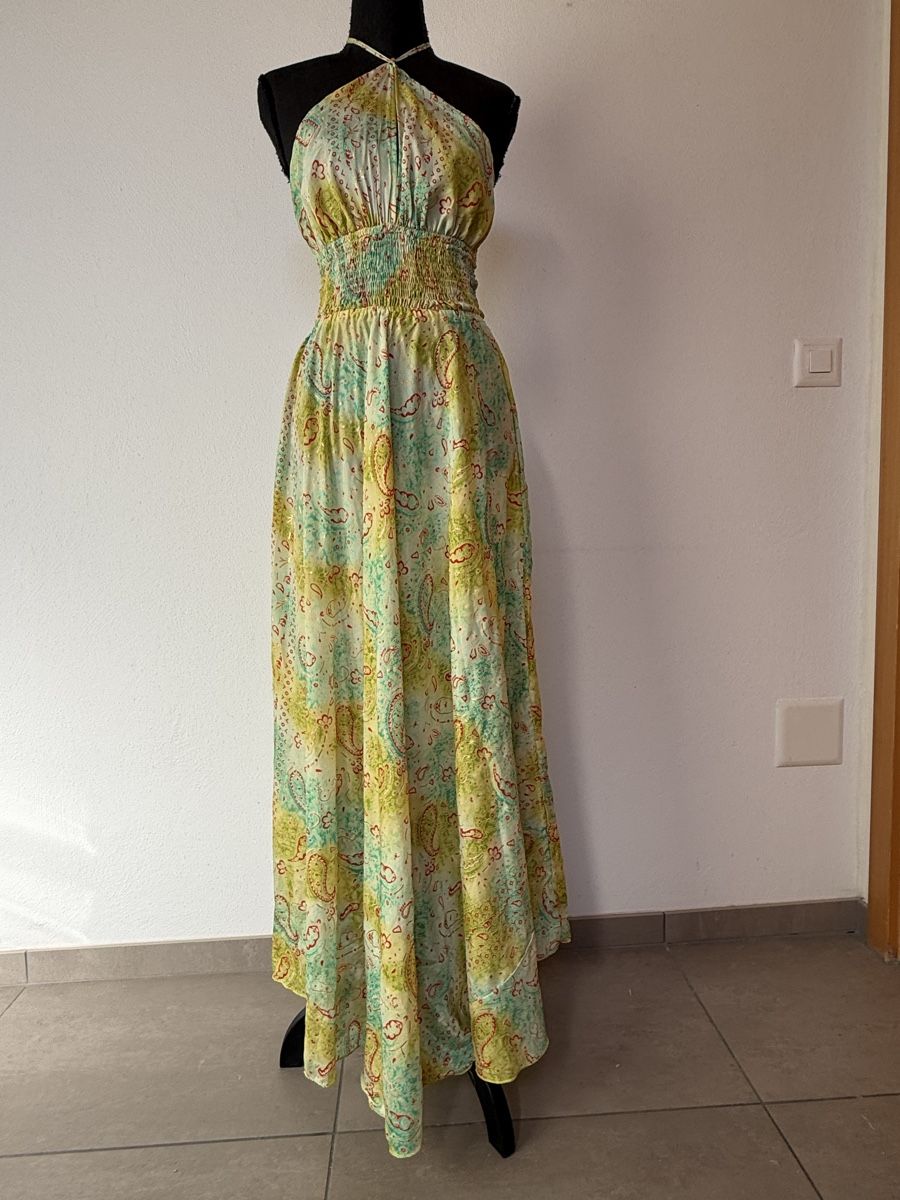 Vestiti: Boho Neckholdermaxikleid in Seidenoptik – Nuovo (secondo la descrizione) da Sigriswil venduto da ck56