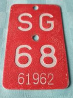 Velonummer SG 68