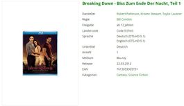 Breaking Dawn - Biss Zum Ende Der Nacht, Teil 1