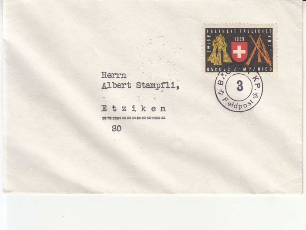 Tutti i francobolli: Bäcker Wi 3 auf Brief – Usato da Bürglen TG venduto da StampGraf