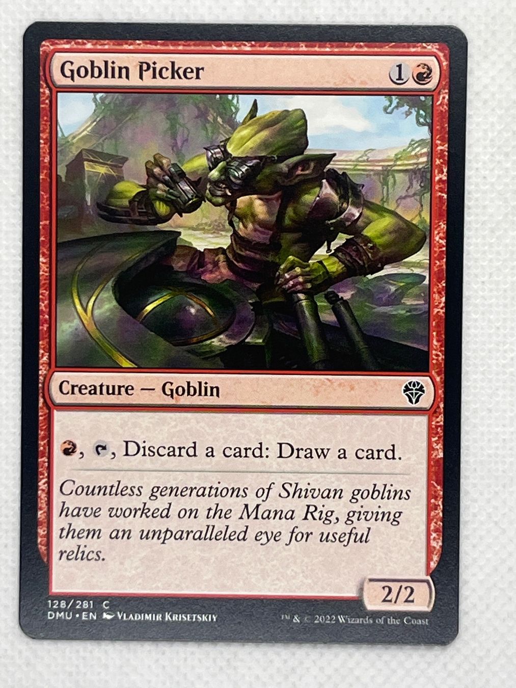 Magic The Gathering Cartes à collectionner: MTG Goblin Picker DMU 128 Common Englisch – D'occasion à Hinterkappelen par Kim1992
