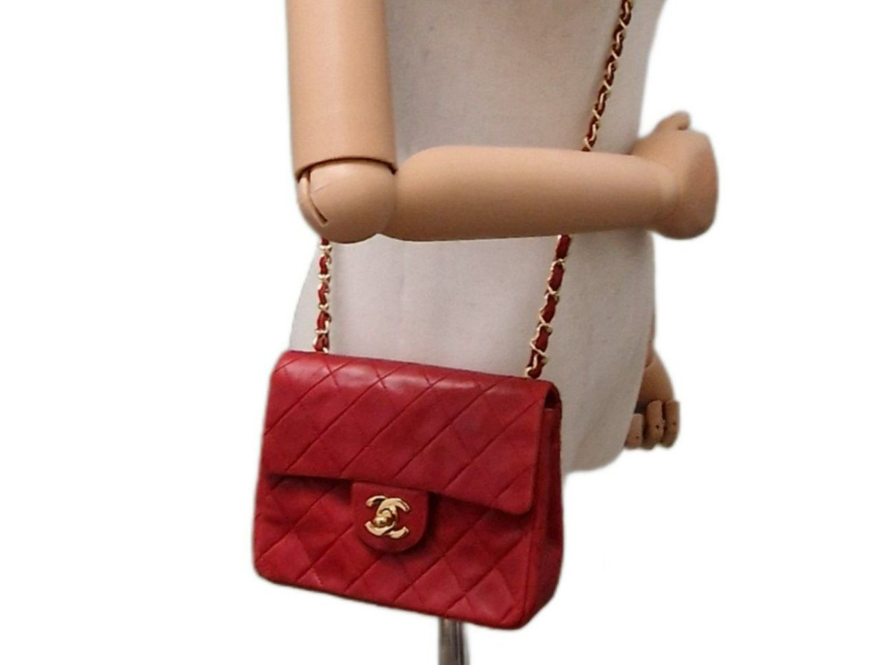Chanel Borse da donna: Chanel Vintage Single Flap Bag Rot – Usato da Zürich venduto da Liloubags 1