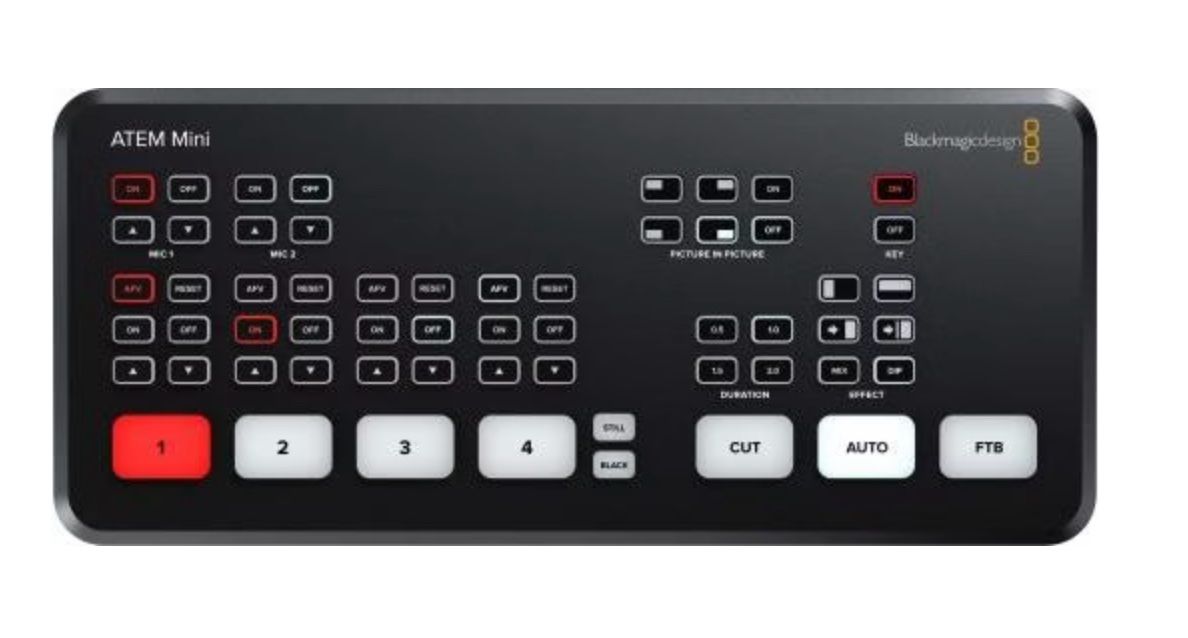 Sistema di controllo: Blackmagic ATEM Mini - Videomischer für Streaming – Nuovo e nell'imballaggio originale da Bern venduto da FreitagsSachen22 3
