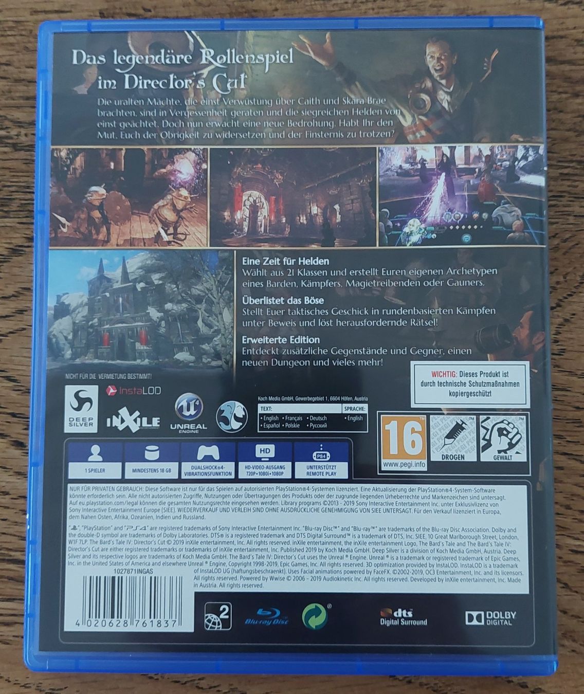Giochi: The Bard's Tale IV Director's Cut – Usato da Bern venduto da Frankybe 1