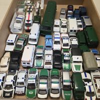 Konvolut Polizei Modellautos div. Marken und Material