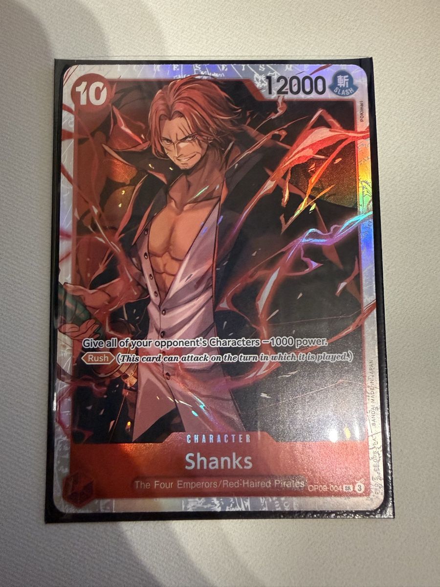 Bandai Carte collezionabili: [ENG] Shanks OP09-004 SR – Usato da Wettingen venduto da Vante