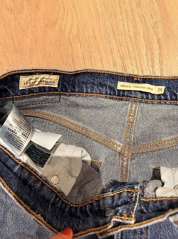 Jeans: NEU levis jeans ribcage straight ankle 29 – Usato da Zürich venduto da agbounty 3