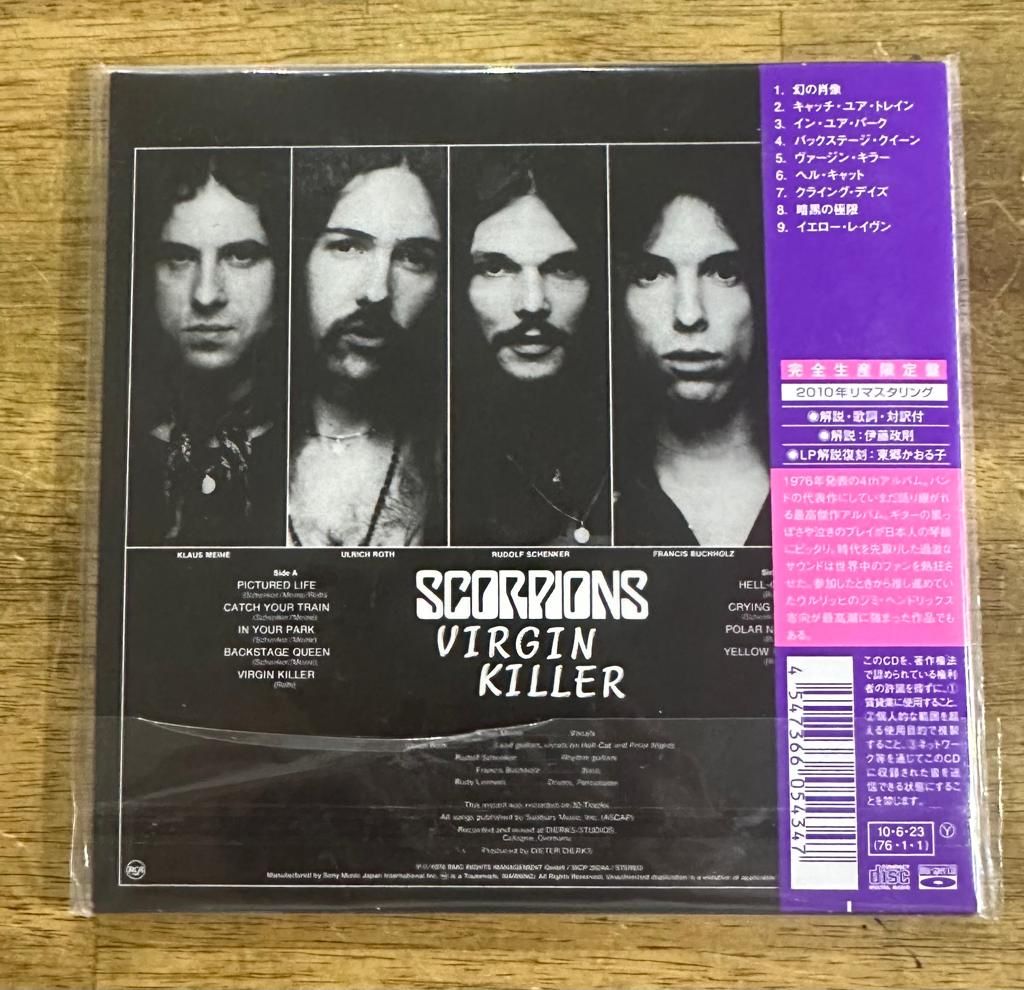 CD: Scorpions Virgin Killer Japan Papersleeve CD – Nuovo (secondo la descrizione) da Belp venduto da B7L0 1