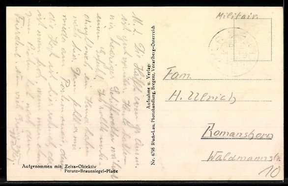 Cartoline postali: AK Bad Ragaz, Ortsansicht mit Schloss und Bergpanorama – Usato da Berlin venduto da bartko-reher 1