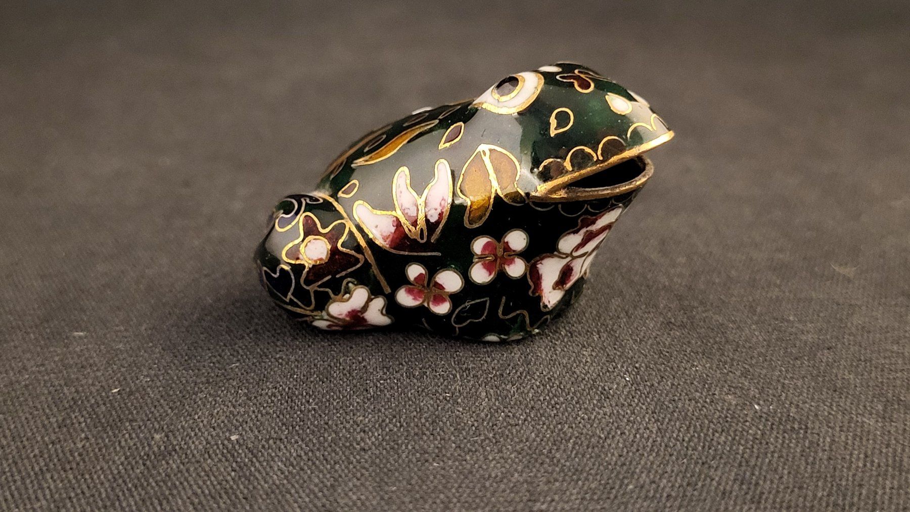 Figuren: Cloisonne-Frosch – Gebraucht aus Basel von spinne02 6