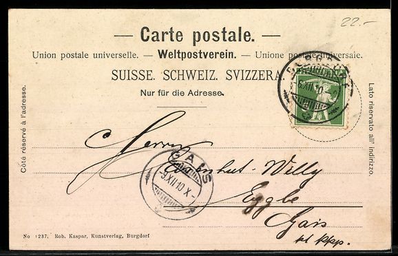 Cartoline postali: AK Burgdorf, Kant. Technikum – Usato da Berlin venduto da bartko-reher 1