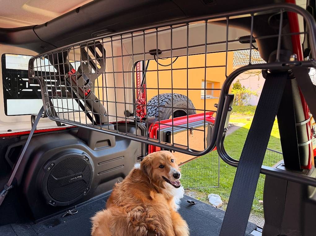 Gabbie, trasporto & Sicurezza: Hundeschutzgitter Jeep Wrangler ab 2017 – Usato da Alberswil venduto da Hjarta 1