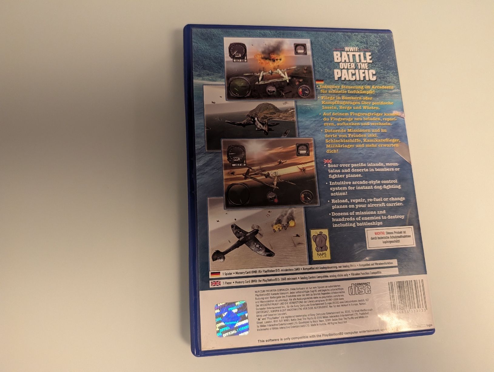 Sony Giochi: WWII Battle Over the Pacific (PS2) – Usato da Winterthur venduto da sax8400 1