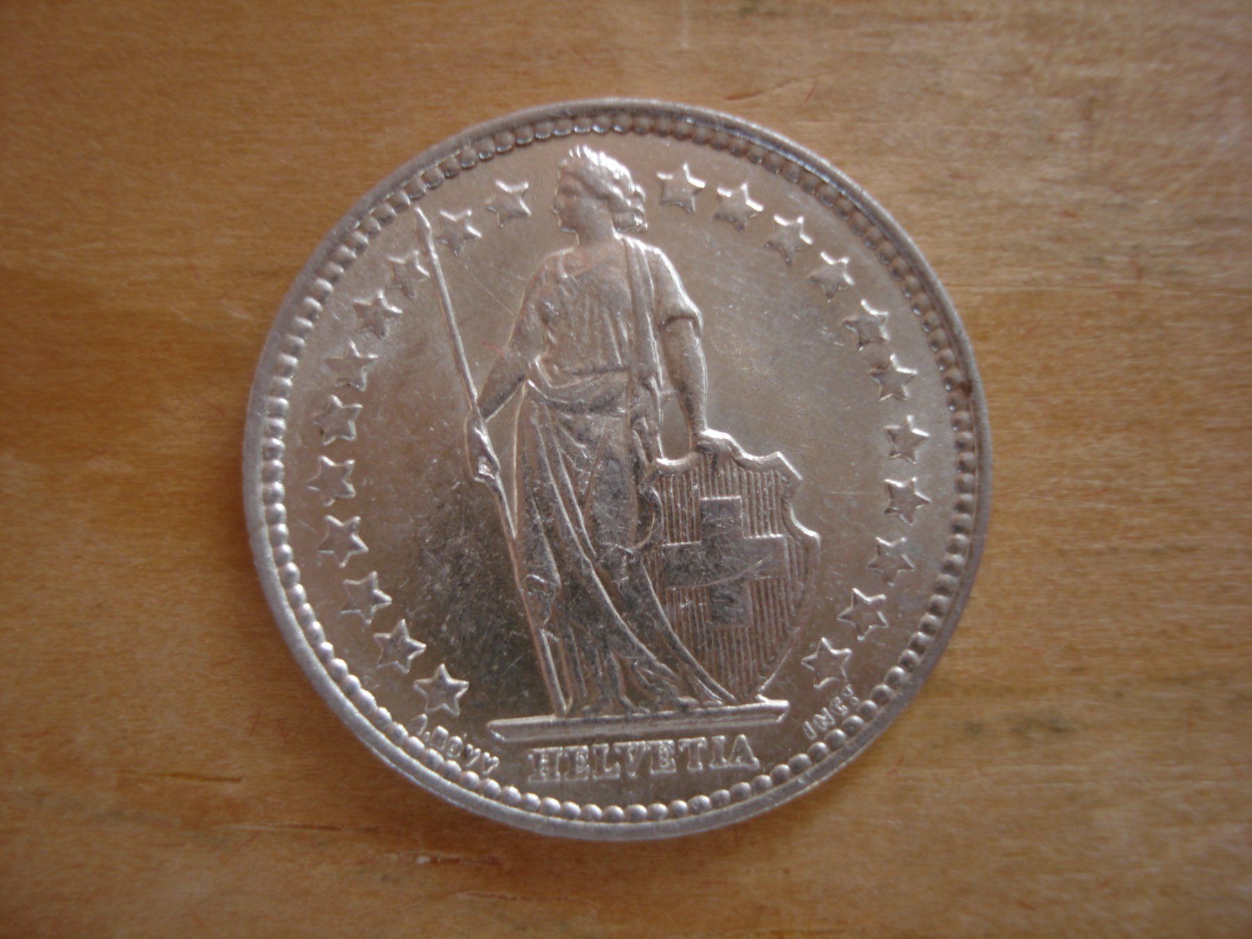 Tutti le monete: (C1) 1/2 Franken 1914 UNZ-STGL – Usato da Erlach venduto da Net-Coins 1