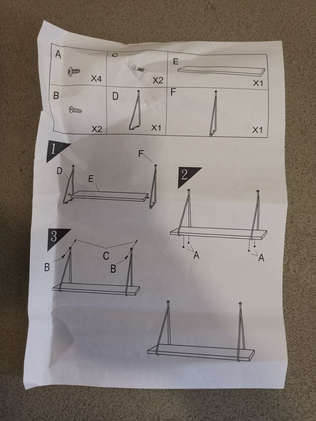 Scaffali: Neues ungebrauchtes Wandregal – Nuovo (secondo la descrizione) da Eschlikon TG venduto da kri_5lb6 3