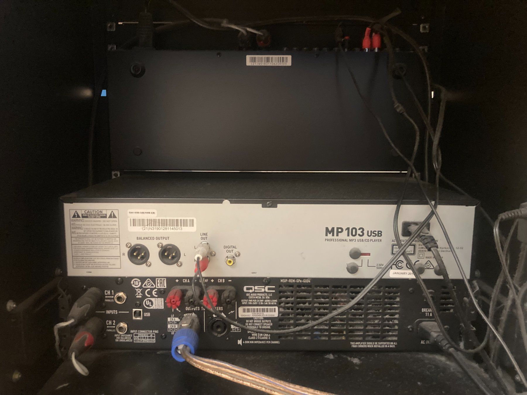 Numark Lettore multimediale & Streamer: Numark C2 Mixer, MP103 USB Player, QSC Endstufe – Usato da Bern venduto da angelika.rohrer 1